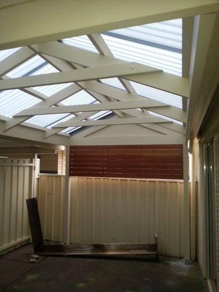 Gable with kapur privacy screening