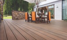 trex transcend decking spiced rum elevations outdoor furniture orange throws