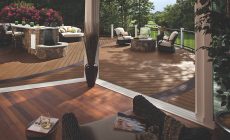 trex transcend decking spiced rum vintage lantern interior view